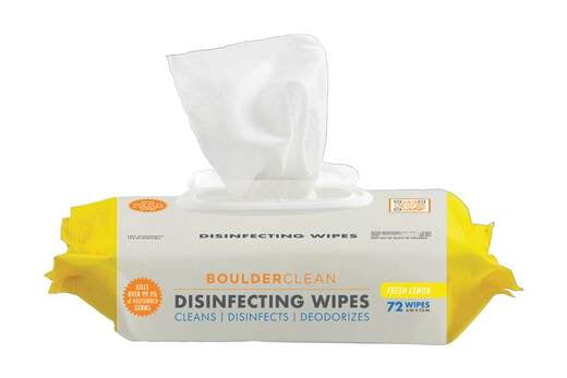 72 ct. Boulder Clean Disinfectant Wipes Pouch