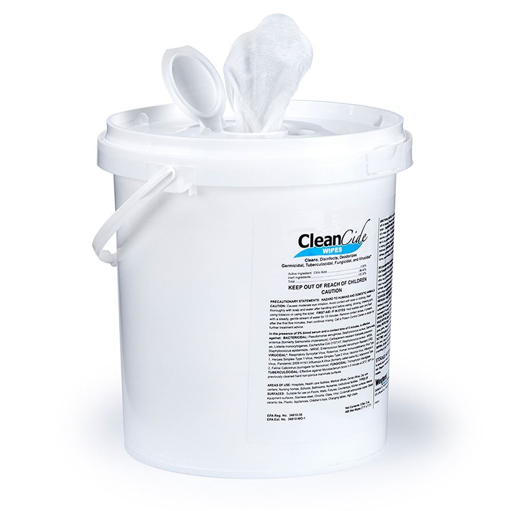 CleanCide Wipes Tub